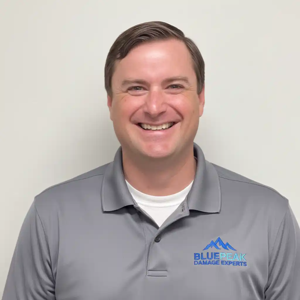 Edward Johnson, owner of Bluepeak Damage Experts water damage restoration company
